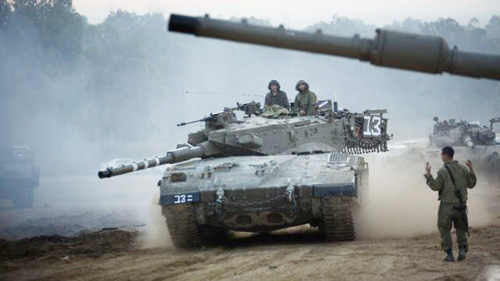 Israel bất ngờ tập trận tại biên giới với Gaza 